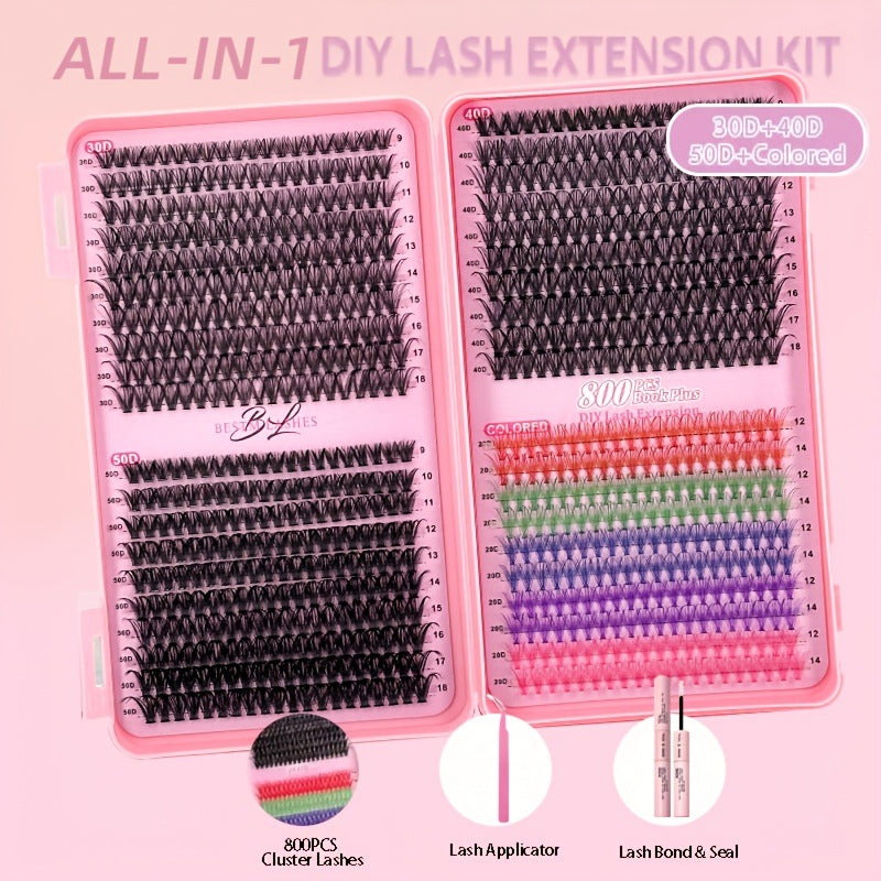 DIY Color False Eyelash Kit